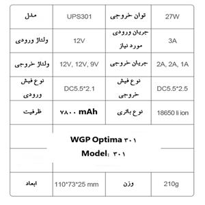 مینی یو پی اس Optima 301 - 301